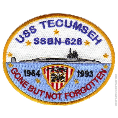US Navy Ship Patch USS Hammerhead SSN-663 from boat, 1977 